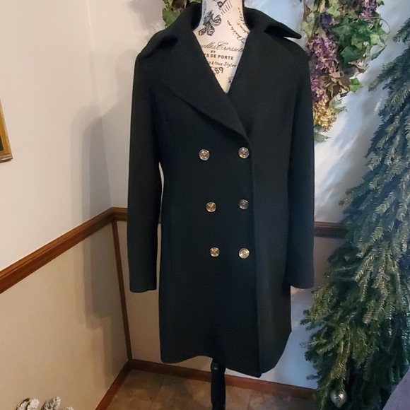 claiborne wool blend peacoat